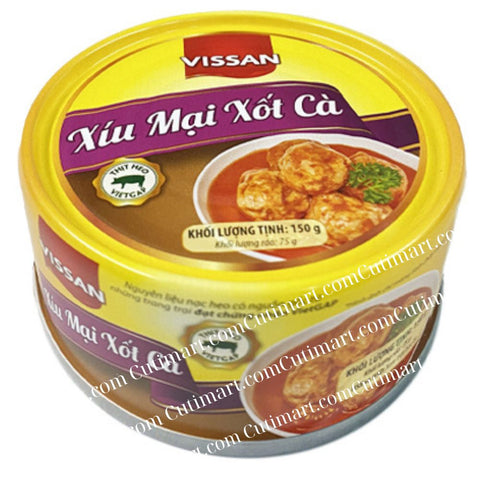 Vissan Meatball in Tomato Sauce (Xíu Mại Xốt Cà) - 5.29 Oz