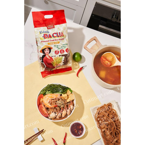 SIMPLY FOOD Premium Crab Rice Noodle (Bánh Đa Cua) - 16 Oz