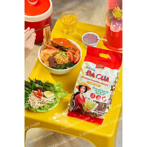 SIMPLY FOOD Premium Crab Rice Noodle (Bánh Đa Cua) - 16 Oz