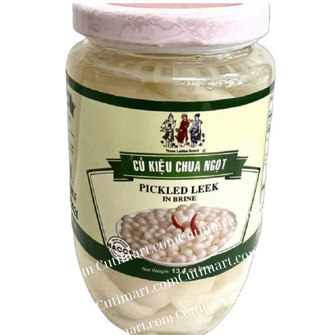 Picked Leek in Brine, Củ Kiệu Chua Ngọt, 13.4 oz