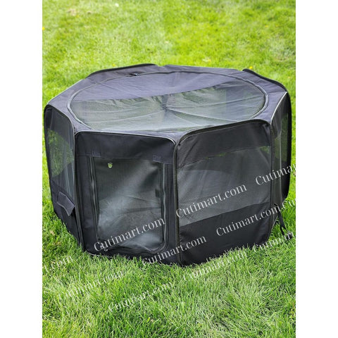 Portable Pet Playpen 45 x45x22" Premium Large Size Puppy Kennel (Lồng Thú Cưng)