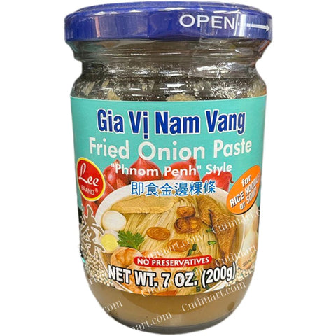 Lee Brand - Fried Onion Paste "Phnom Penh Style" (Gia Vị Nam Vang) - 7 Oz