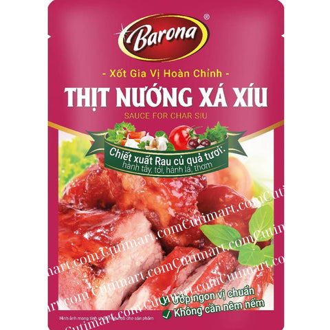 Barona Sauce for Char Siu (Gia Vị Thịt Nướng Xá Xíu ) - 80g