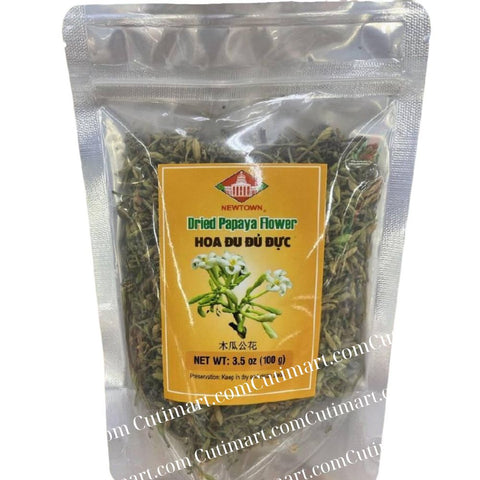 Newtown Dried Papaya Flower (Hoa Đu Đủ Đực Sấy Khô) - 3.5oz