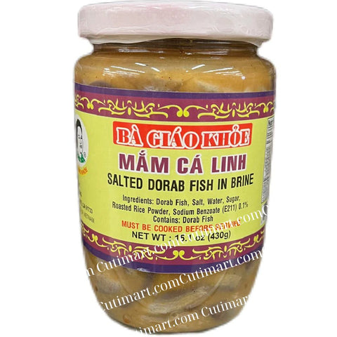 Fermented Dorab Fish (Mắm Cá Linh) 15.1oz