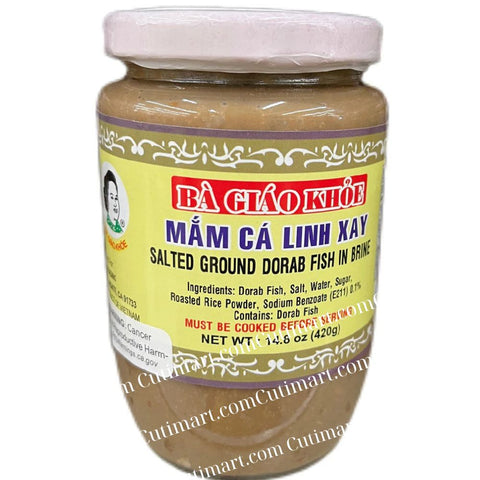 Fermented Ground Dorab Fish (Mắm Cá Linh Xay) 14.8oz