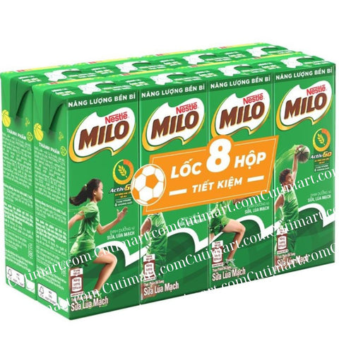 Nestle Milo Ready to Drink Cholocate (Sữa Milo)- 180ml, Pack 8