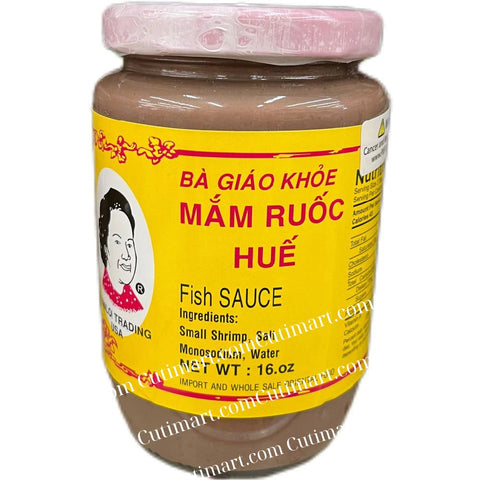 Fermented Shrimp Paste (Mắm Ruốc Huế) 16oz