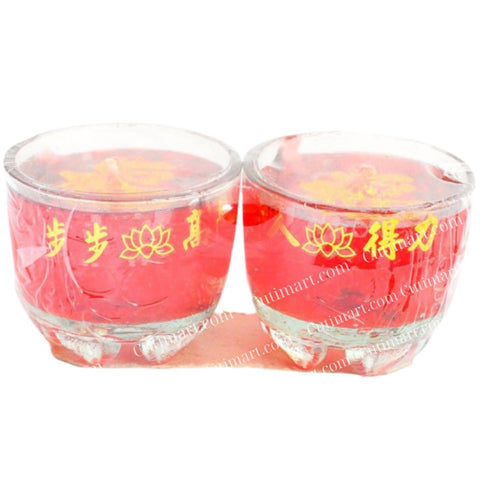 Joss Cup Candle (Nến Ly / Đèn Cầy Ly) - Pack 2