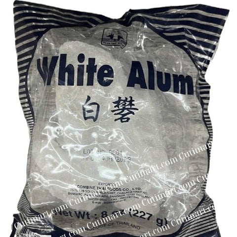 Three Deer Brand White Alum (Phèn Chua) - 8oz