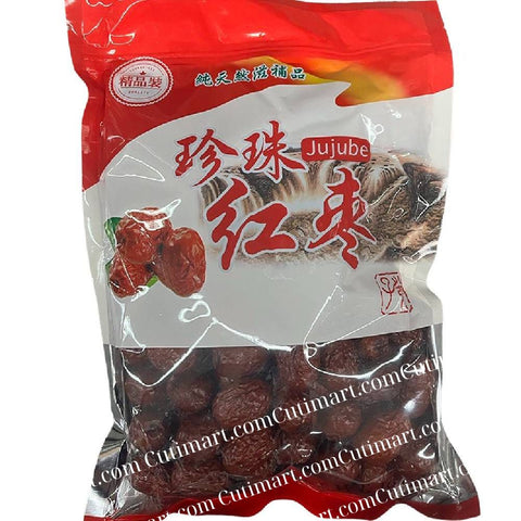 Dried Chinese Jujube Red Dates (Táo Đỏ Khô) - 16oz