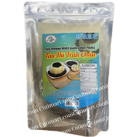 Tofu Pudding With Brown Sugar Boba (Tàu Hũ Trân Châu Đường  Đen) 18.2 oz