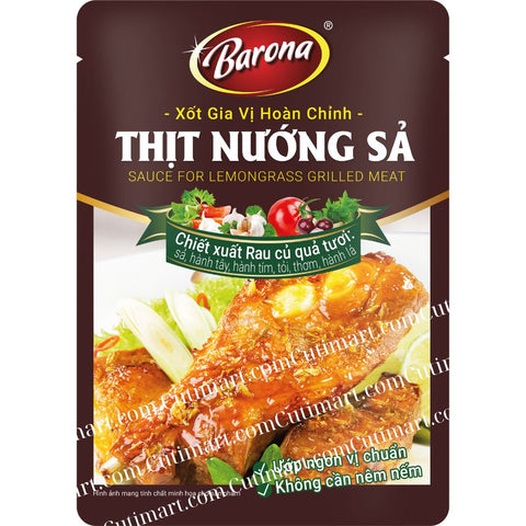 Barona Sauce for Lemongrass Grilled Meat (Gia Vị Thịt Nướng Sả ) - 80g