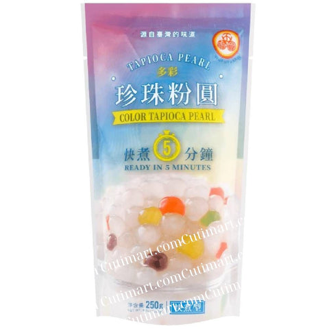 WuFuYan Color Boba Tapioca Pearls (Trân Châu Màu) - 8.8oz