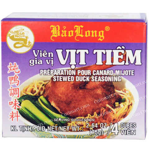Bao Long Stewed Duck Soup Seasoning (Viên Gia Vị Vịt Tiềm) - 2.64 Oz